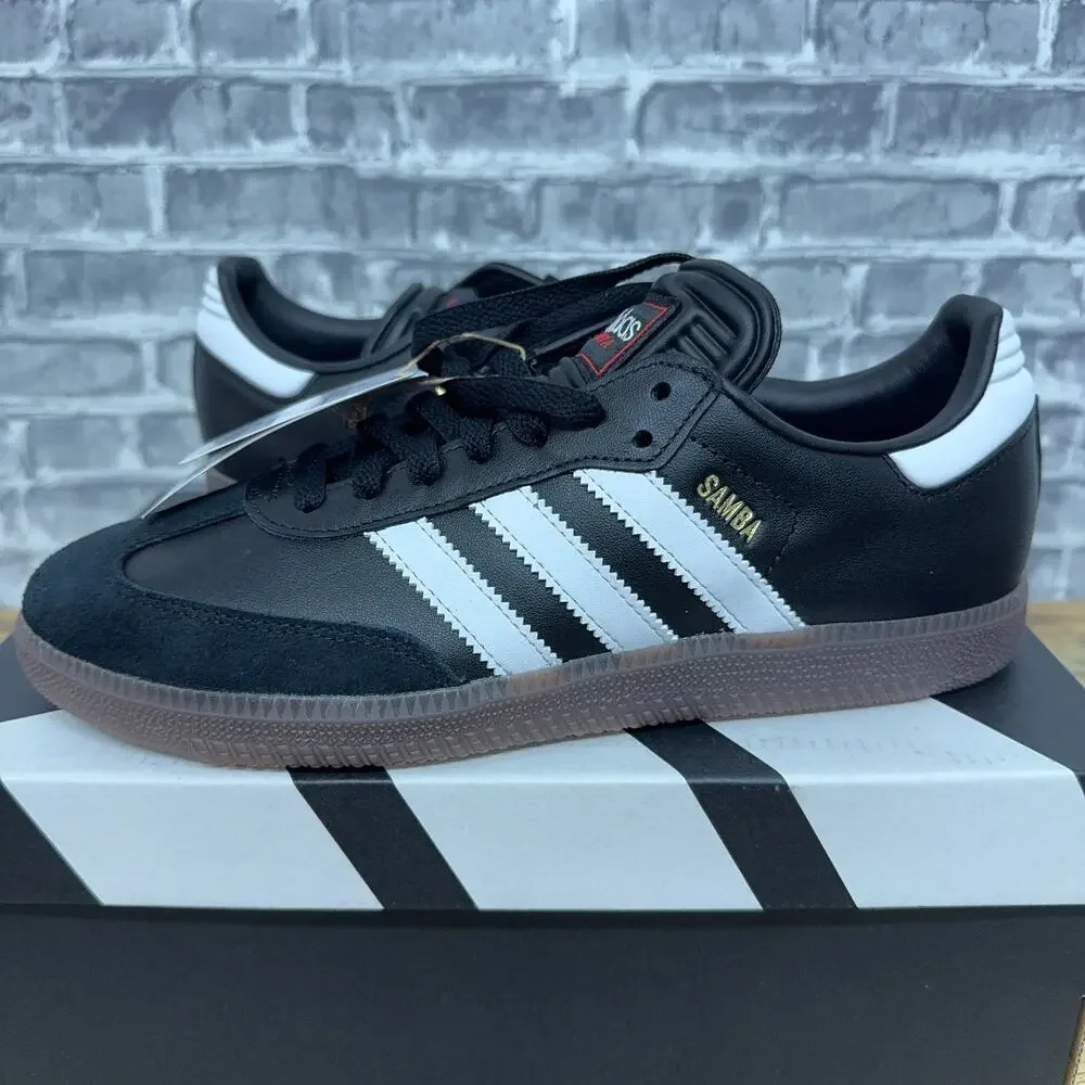 Adidas Originals Samba Indoor Soccer Black White Shoes IH6000 Mens 8 / Womens 9